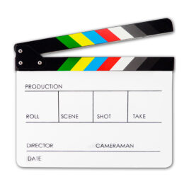 Alquiler Claqueta de Cine | Accesorio de Rodaje | Casa Cine